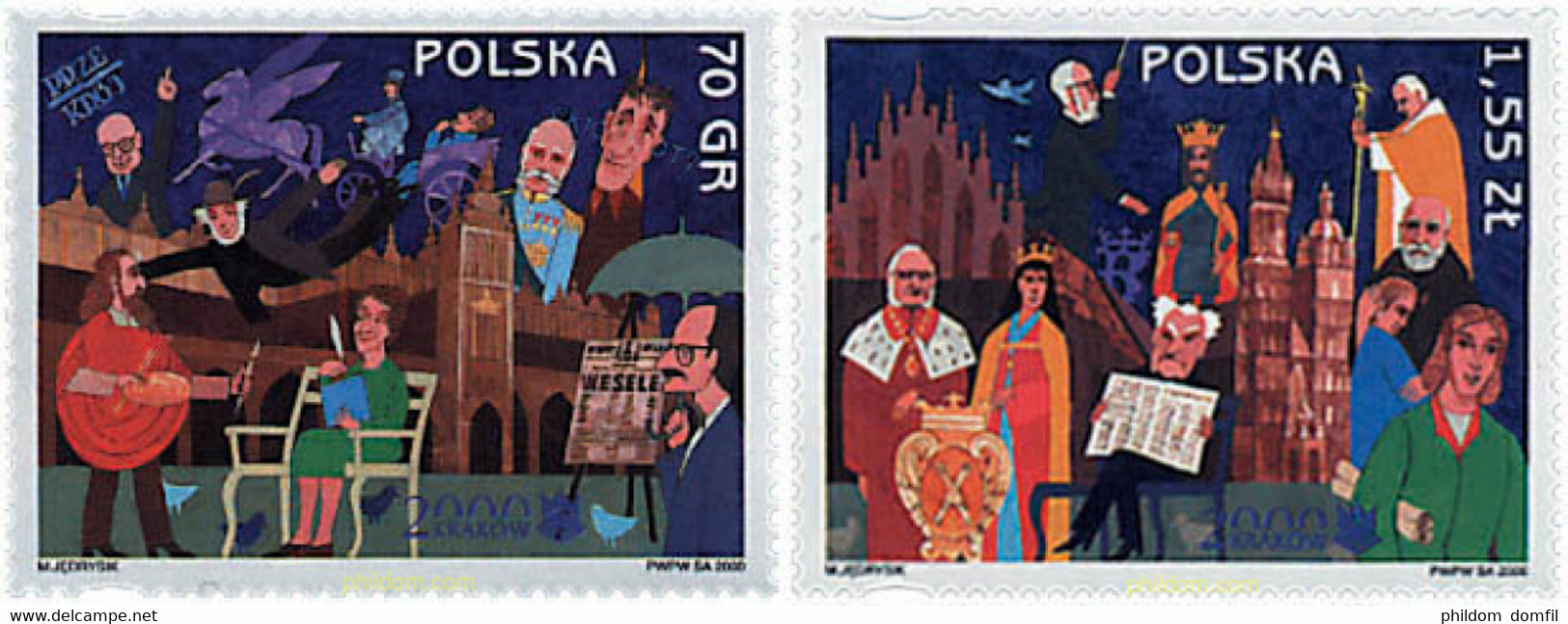 69518 MNH POLONIA 2000 CRACOVIA. CIUDAD EUROPEA DE LA CULTURA - Ohne Zuordnung