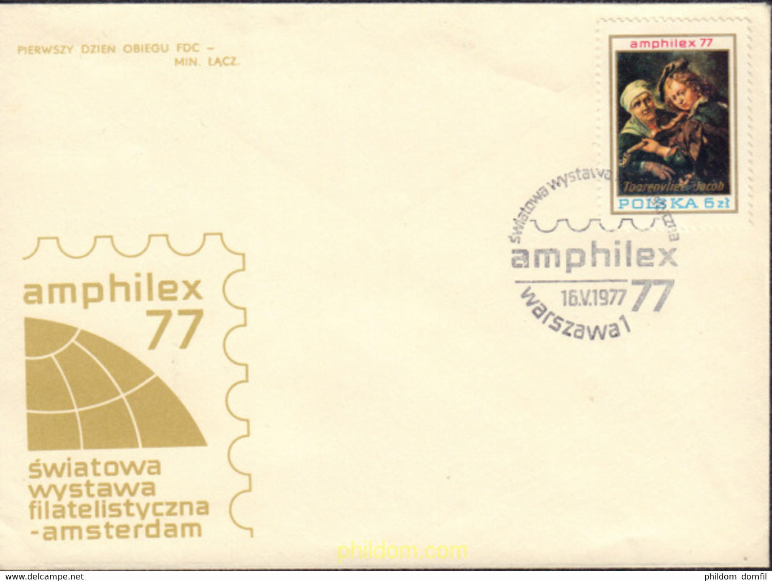 450229 MNH POLONIA 1977 AMPHILEX 77. EXPOSICION FILATELICA INTERNACIONAL - Ohne Zuordnung