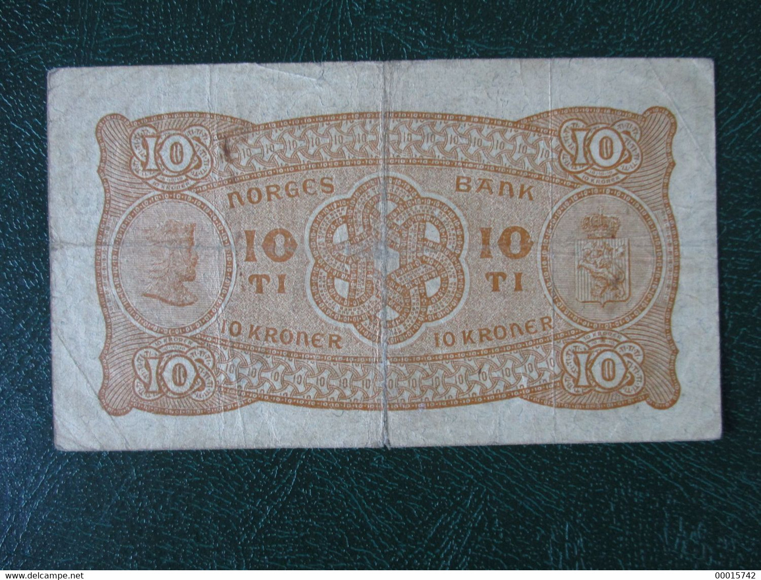 NORWAY 10 KRONER 1940   D-1133 - Norway