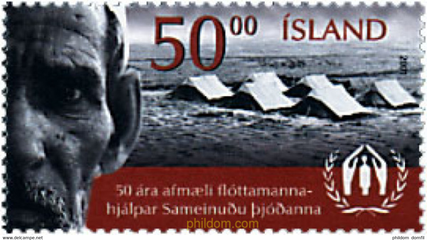 66736 MNH ISLANDIA 2001 50 ANIVERSARIO DE LA UNHCR - Colecciones & Series