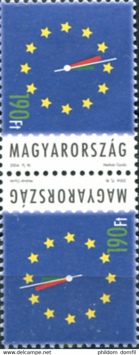 151893 MNH HUNGRIA 2004 ADHESION A LA UNION EUROPEA - Gebruikt