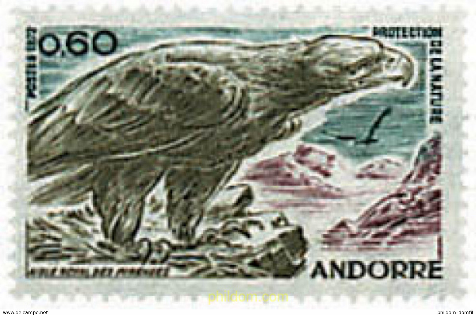 65198 MNH ANDORRA. Admón Francesa 1972 PROTECCION DE LA NATURALEZA - Collections