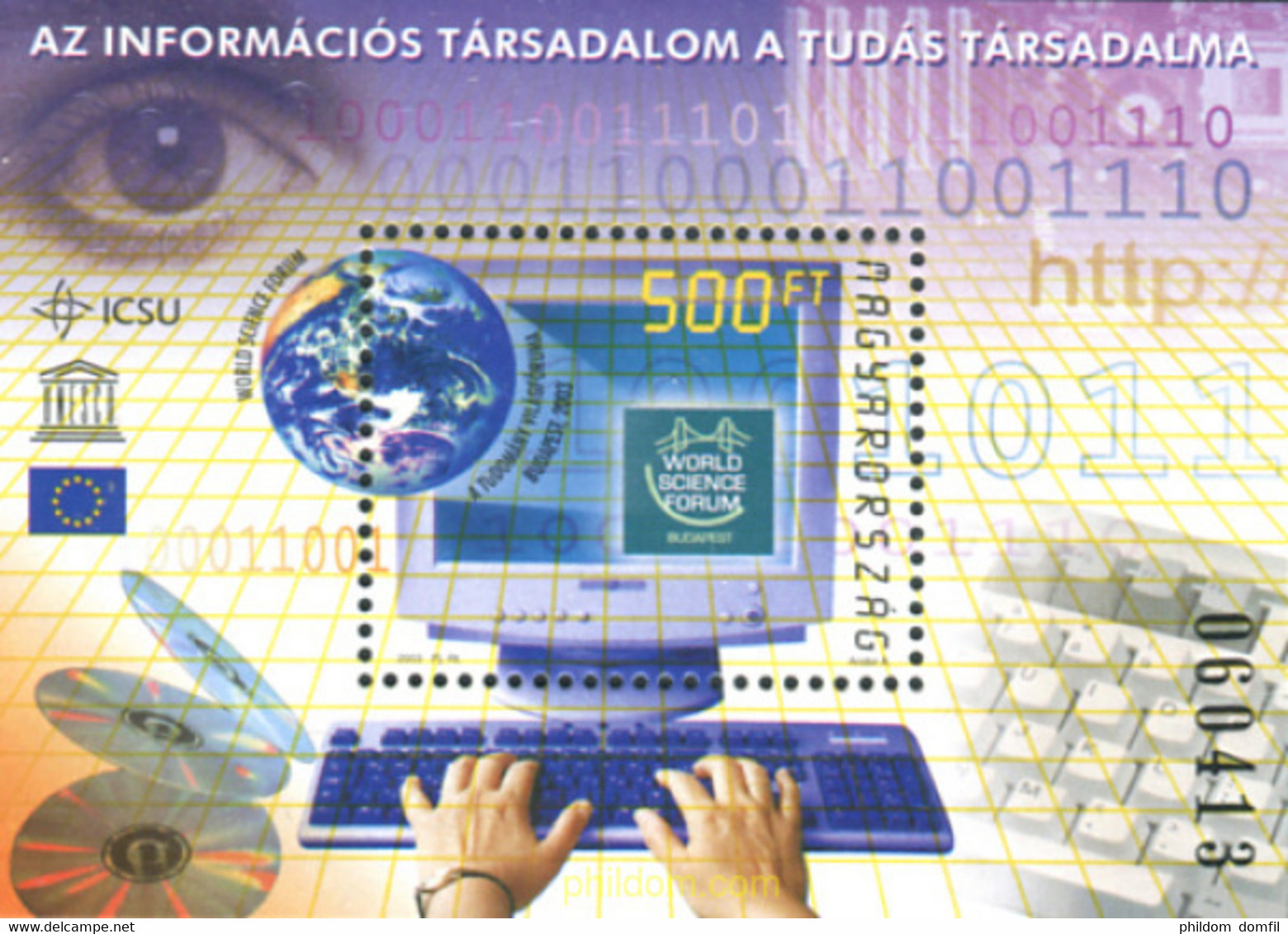325778 MNH HUNGRIA 2003 INFORMATICA - Used Stamps