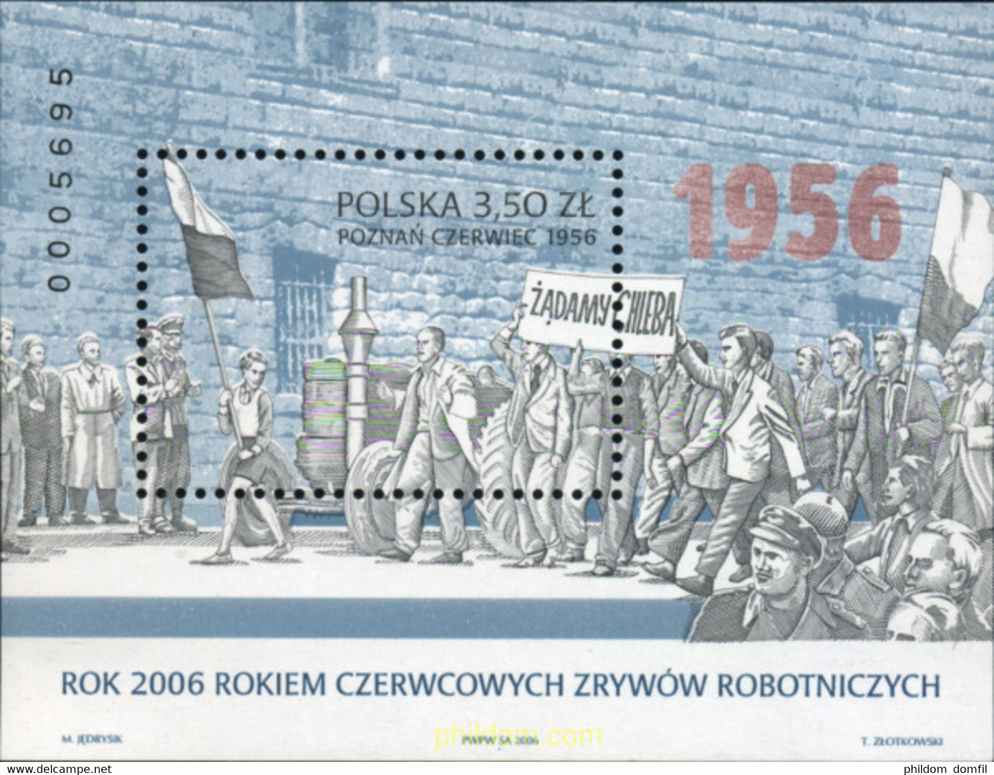 199479 MNH POLONIA 2006 REVOLUCION OBRERA DE 1956 - Sin Clasificación