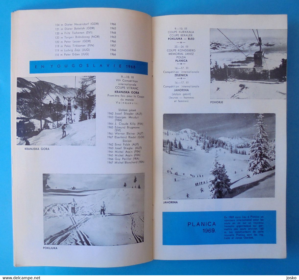 WINTER OLYMPIC GAMES GRENOBLE 1968 - Yugoslavia team guide JEUX OLYMPIQUES D'HIVER 1968 Olympia Olympiade Olimpici