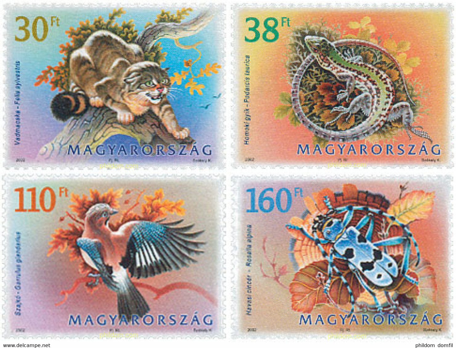 113635 MNH HUNGRIA 2002 200 ANIVERSARIO DEL MUSEO DE CIENCIAS NATURALES - Usado