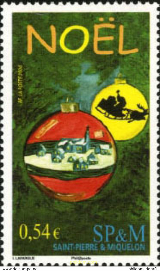 198470 MNH SAN PEDRO Y MIQUELON 2006 NAVIDAD - Usados