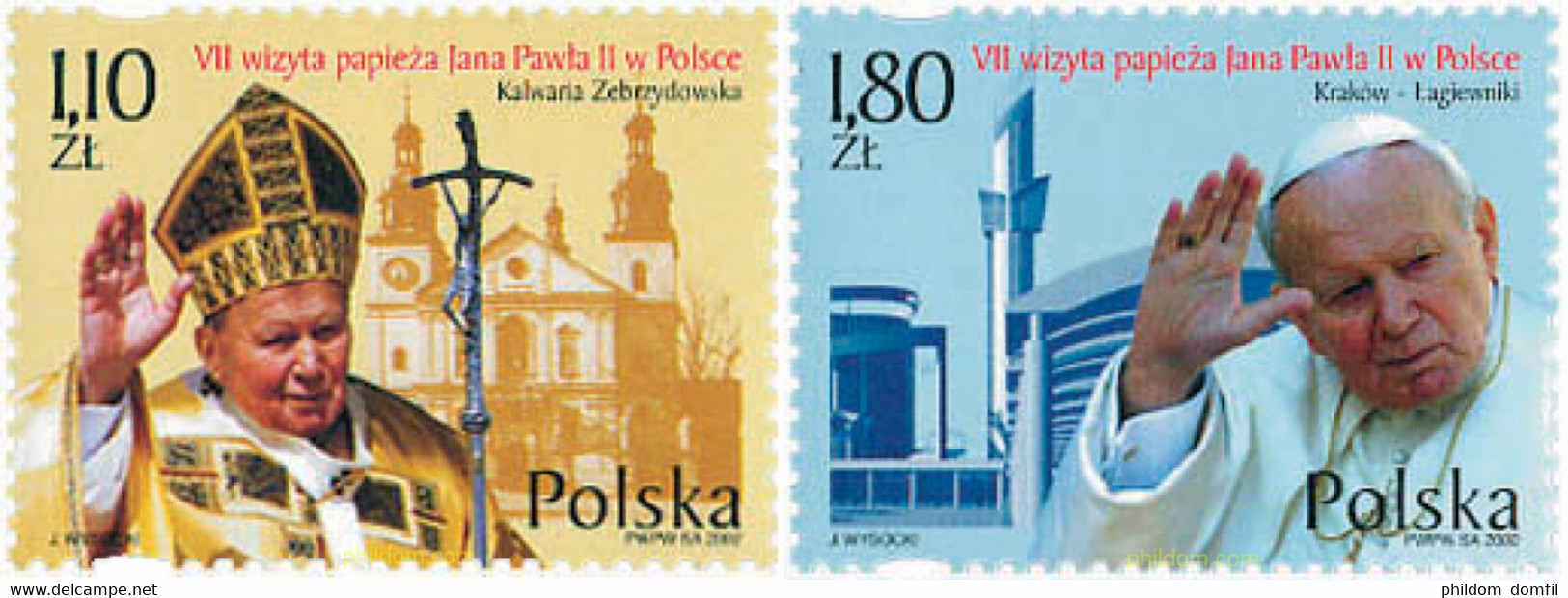 113971 MNH POLONIA 2002 VISITA DE SS EL PAPA JUAN PABLO II - Ohne Zuordnung