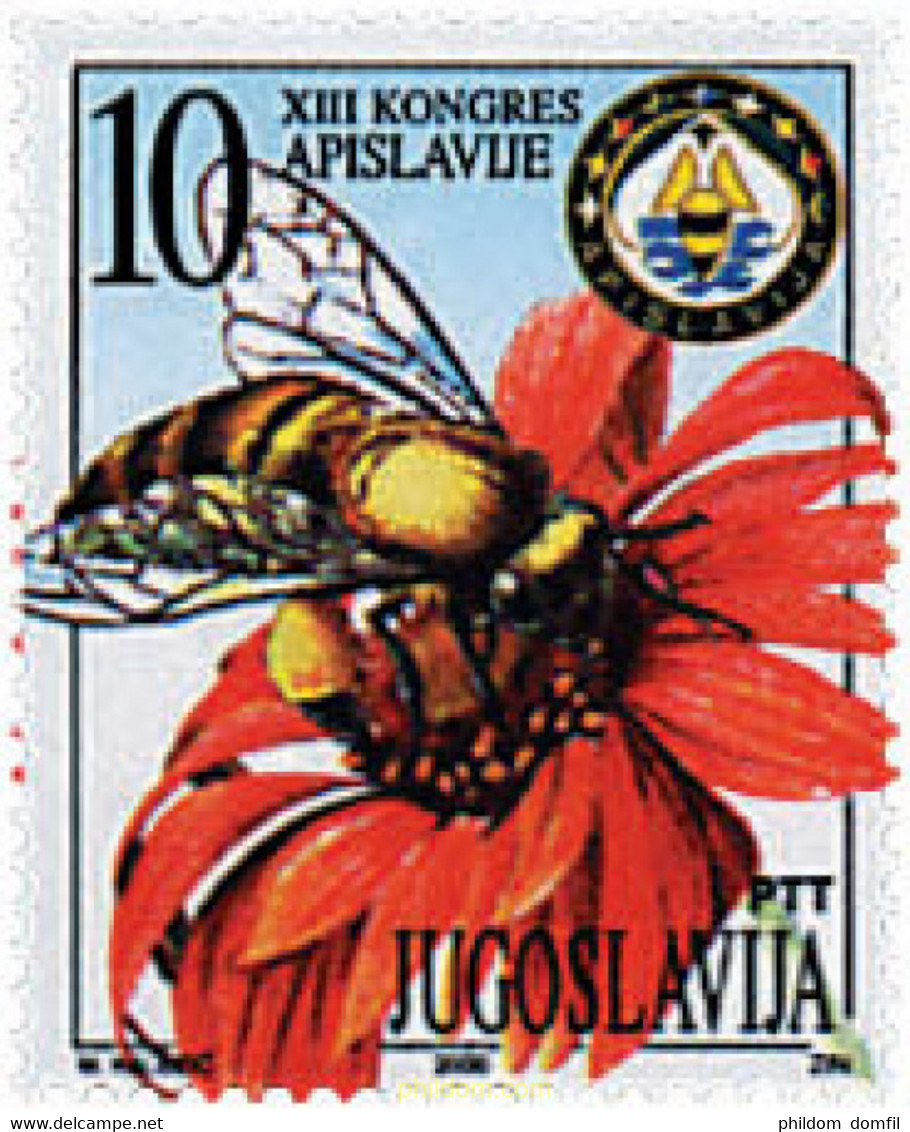 93089 MNH YUGOSLAVIA 2000 13 CONGRESO DE APICULTURA - Usados
