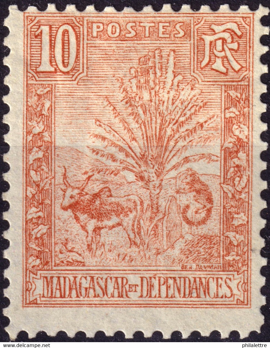 MADAGASCAR - 1903 - Yv.67 Type Ravenala 10c Rouge * - Voir Scans (c.17€) - Neufs