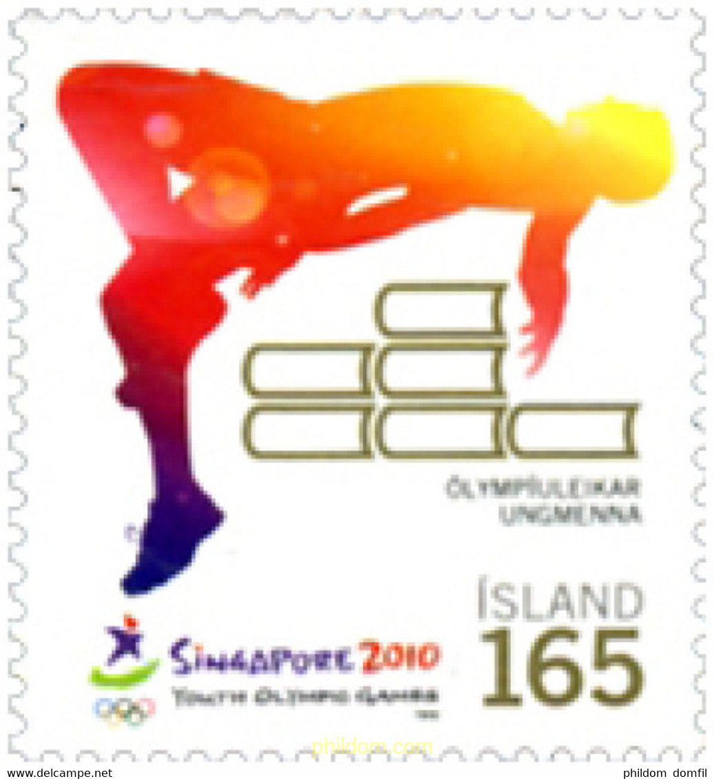 253850 MNH ISLANDIA 2010 JUEGOS DE LA 1 OLIMPIADA DE LA JUVENTUD - VERANO 2010 EN SINGAPUR - Collezioni & Lotti