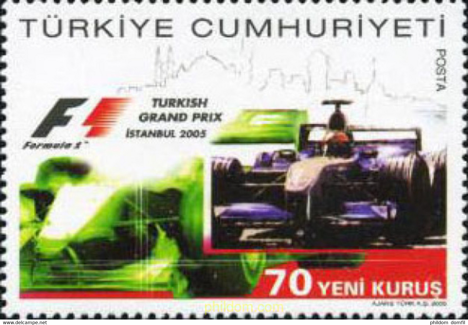 187354 MNH TURQUIA 2005 FORMULA 1 - Collezioni & Lotti