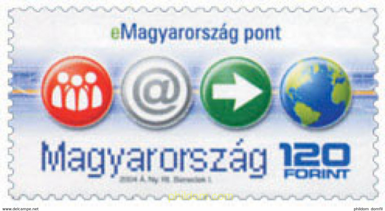 158588 MNH HUNGRIA 2004 EMAGYARORSZAG PONT - Usado