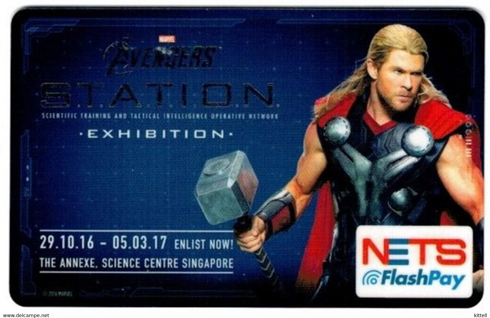 Singapore Cash Card Transport Unused Avengers Thor - Mundo