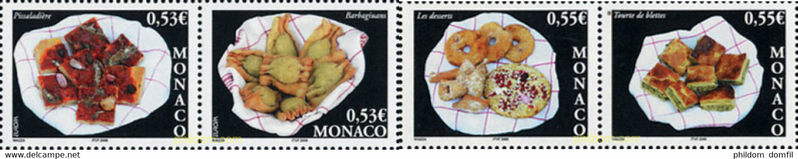 161317 MNH MONACO 2005 EUROPA CEPT 2005 - GASTRONOMIA - Other & Unclassified