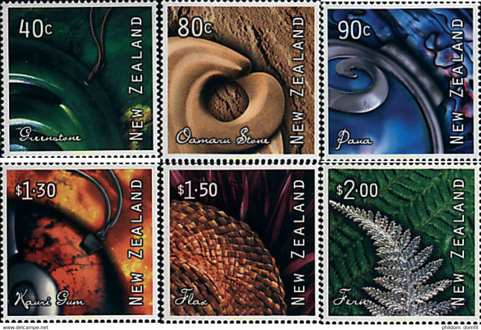 74737 MNH NUEVA ZELANDA 2001 ARTE - Plaatfouten En Curiosa