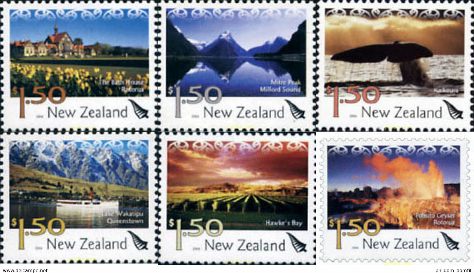 157416 MNH NUEVA ZELANDA 2004 PAISAJE - Errors, Freaks & Oddities (EFO)