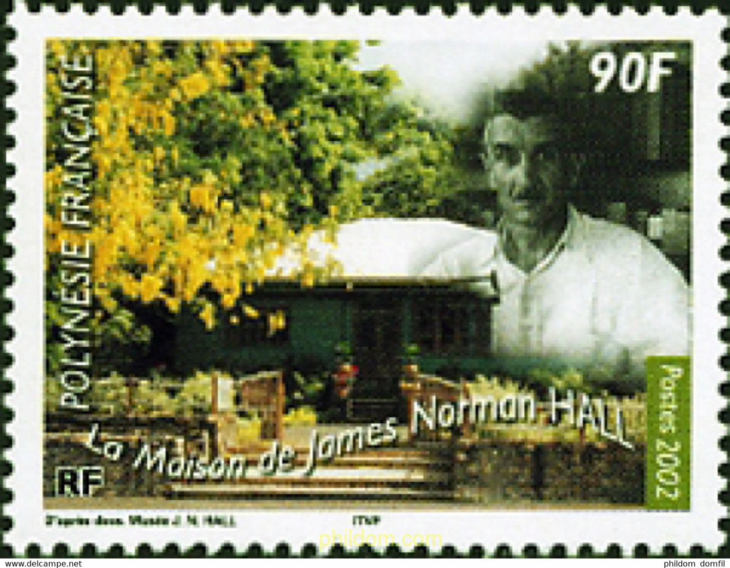 99764 MNH POLINESIA FRANCESA 2002 LA CASA DE JAMES NORMAN HALL - Gebraucht