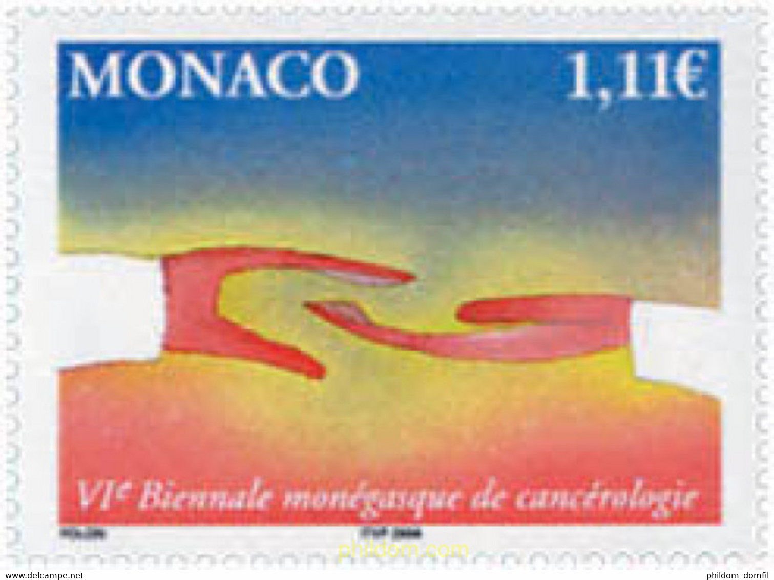 138776 MNH MONACO 2004 6 BIENAL MONEGASCA DE CANCEROLOGIA - Other & Unclassified