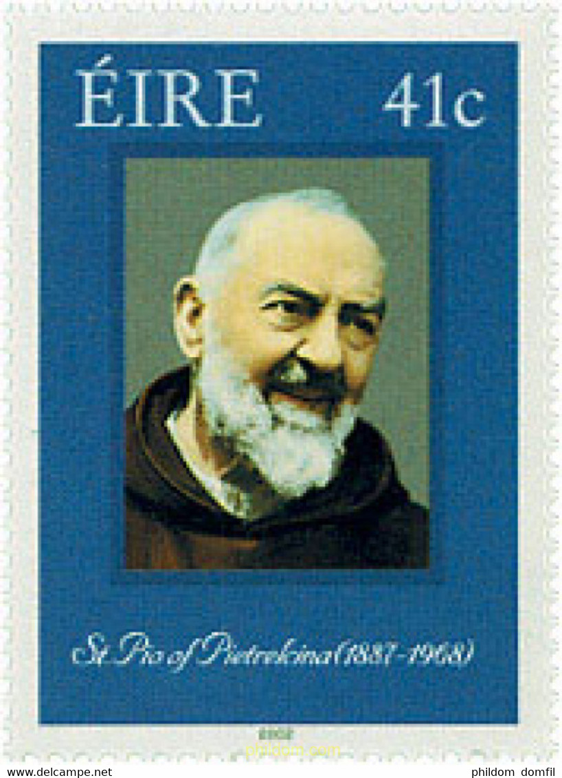 99105 MNH IRLANDA 2002 CANONIZACION DEL PADRE PIO - Collections, Lots & Series