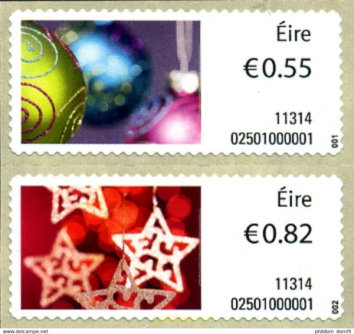 271650 MNH IRLANDA 2011 SELLOS DE DISTRIBUCION AUTOMATICA - Collections, Lots & Series