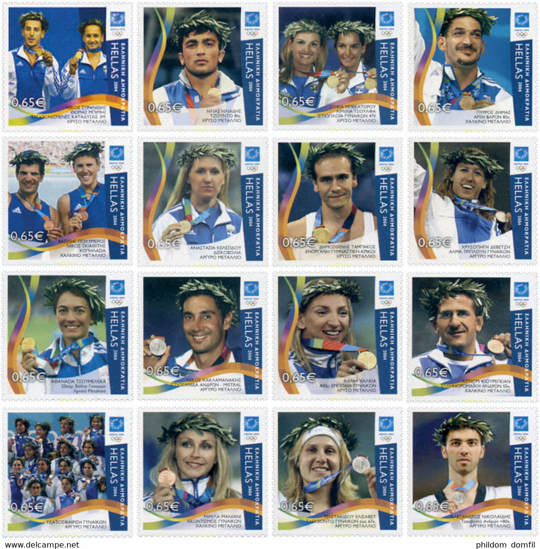 320073 MNH GRECIA 2004 28 JUEGOS OLIMPICOS DE VERANO ATENAS 2004 - Sin Clasificación