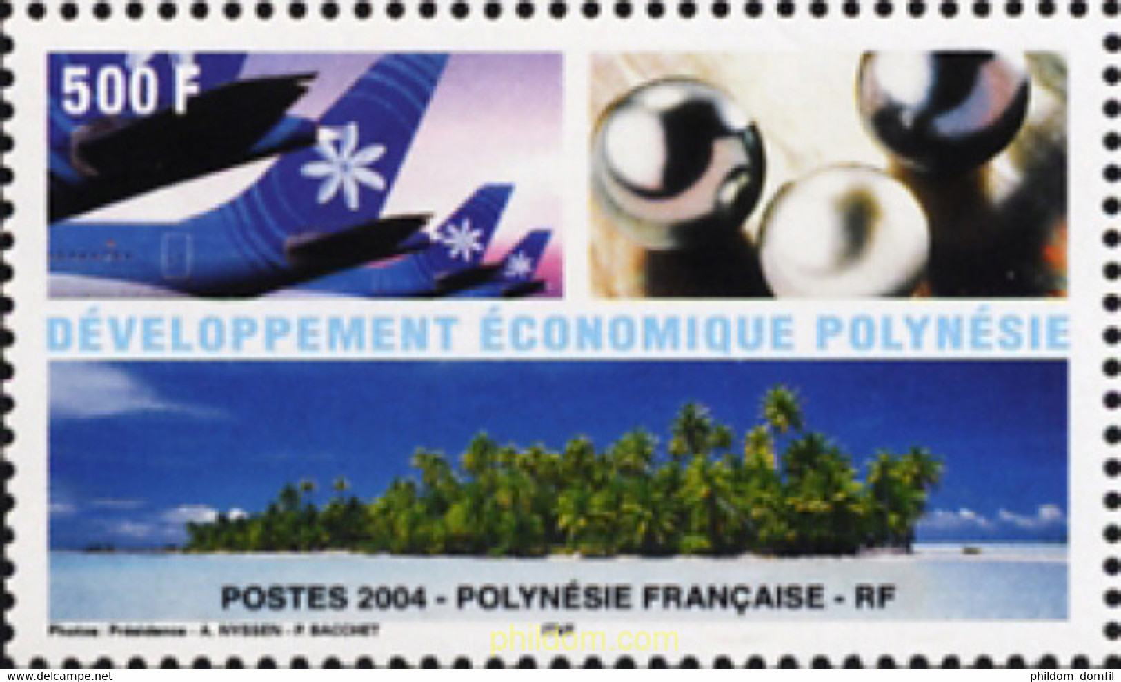 159348 MNH POLINESIA FRANCESA 2004 DESENVOLUPAMIENTO ECONOMICO DE LA POLINESIA - Gebruikt