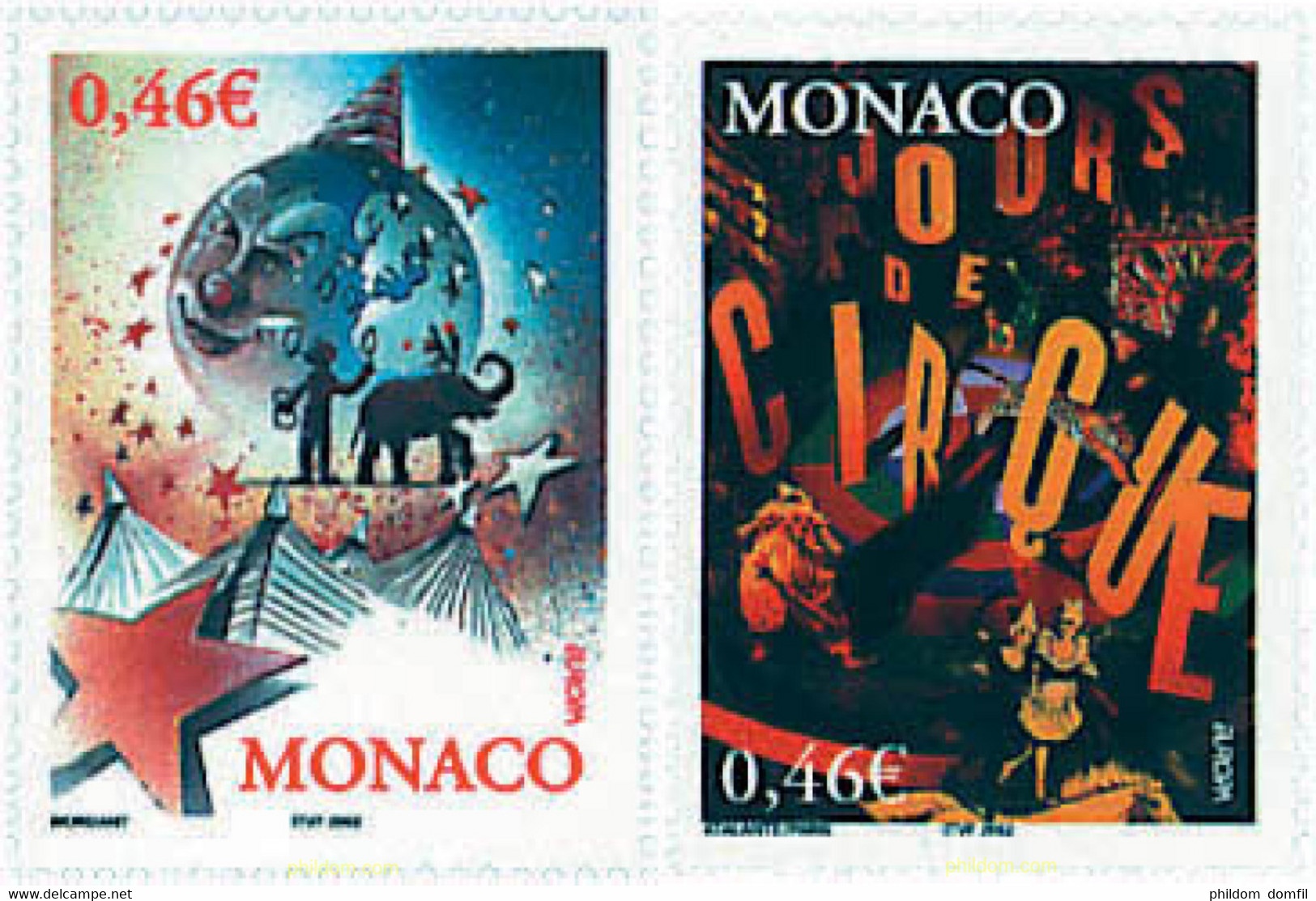 79532 MNH MONACO 2002 EUROPA CEPT 2002 - EL CIRCO - Other & Unclassified