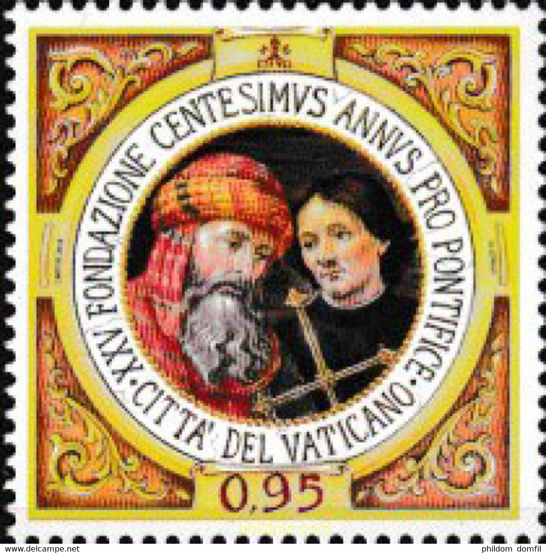 606245 MNH VATICANO 2018 25 ANIVERSARIO DE LA FUNDACION CENTESIMUS ANNUS PRO PONTICIFE - Usati