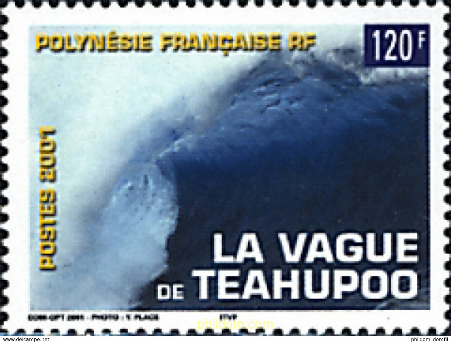 77882 MNH POLINESIA FRANCESA 2001 LA OLA DEL TEAHUPOO - Gebruikt