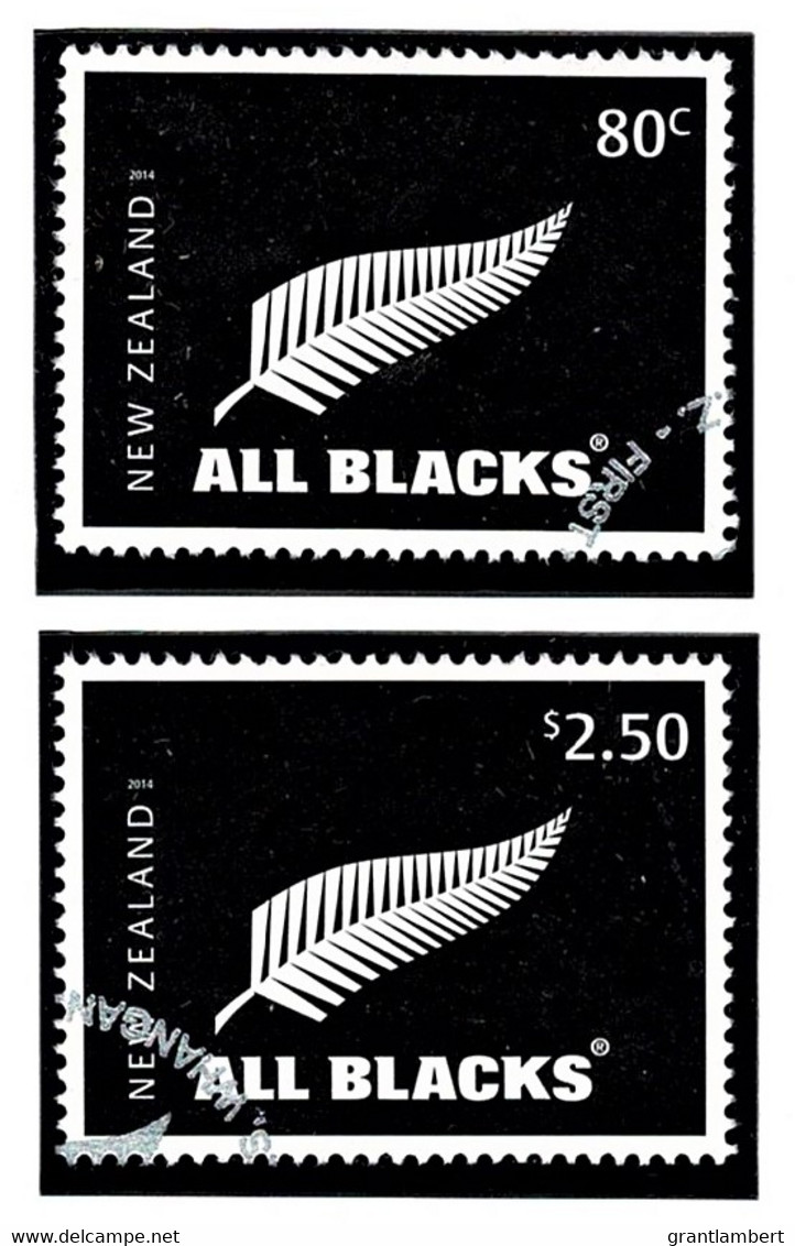 New Zealand 2014 All Blacks Rugby Set Of 2 Used - Gebraucht