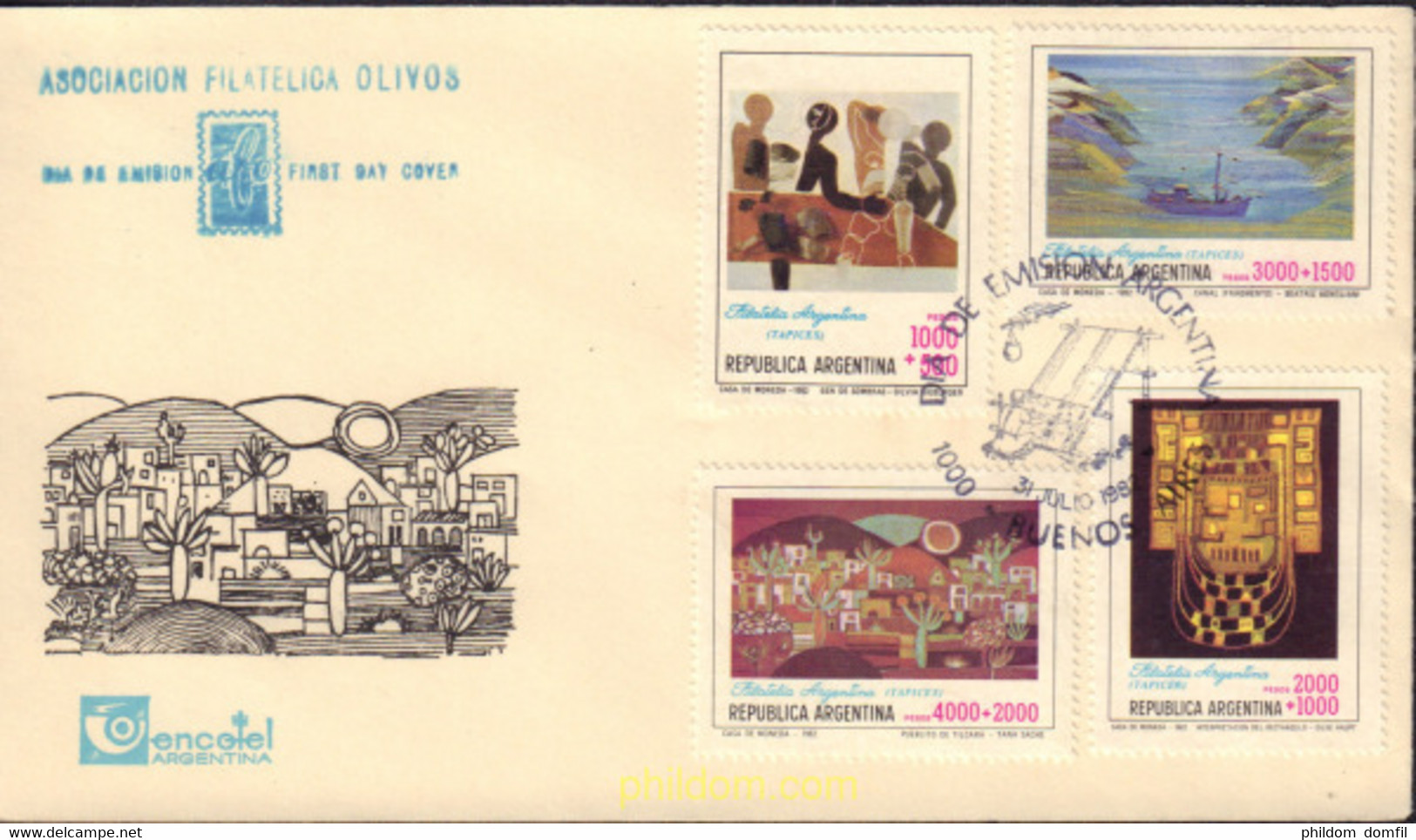 496117 MNH ARGENTINA 1982 - Gebraucht