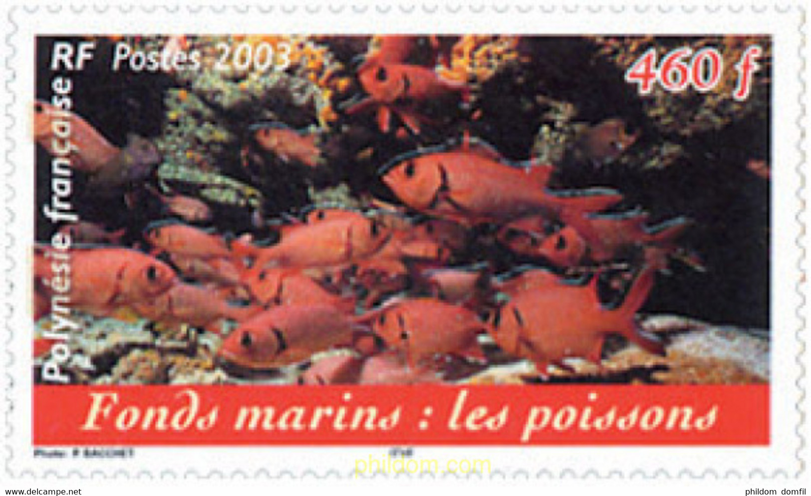 147863 MNH POLINESIA FRANCESA 2003 FAUNA MARINA - Oblitérés