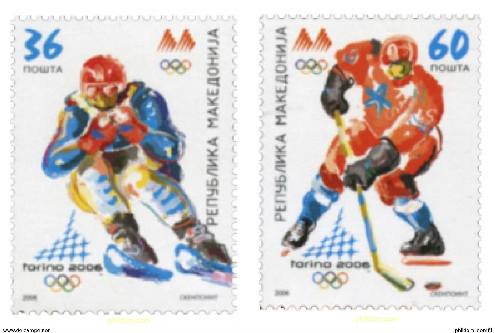 186624 MNH MACEDONIA 2006 20 JUEGOS OLIMPICOS INVIERNO TURIN 2006 - Invierno 2006: Turín