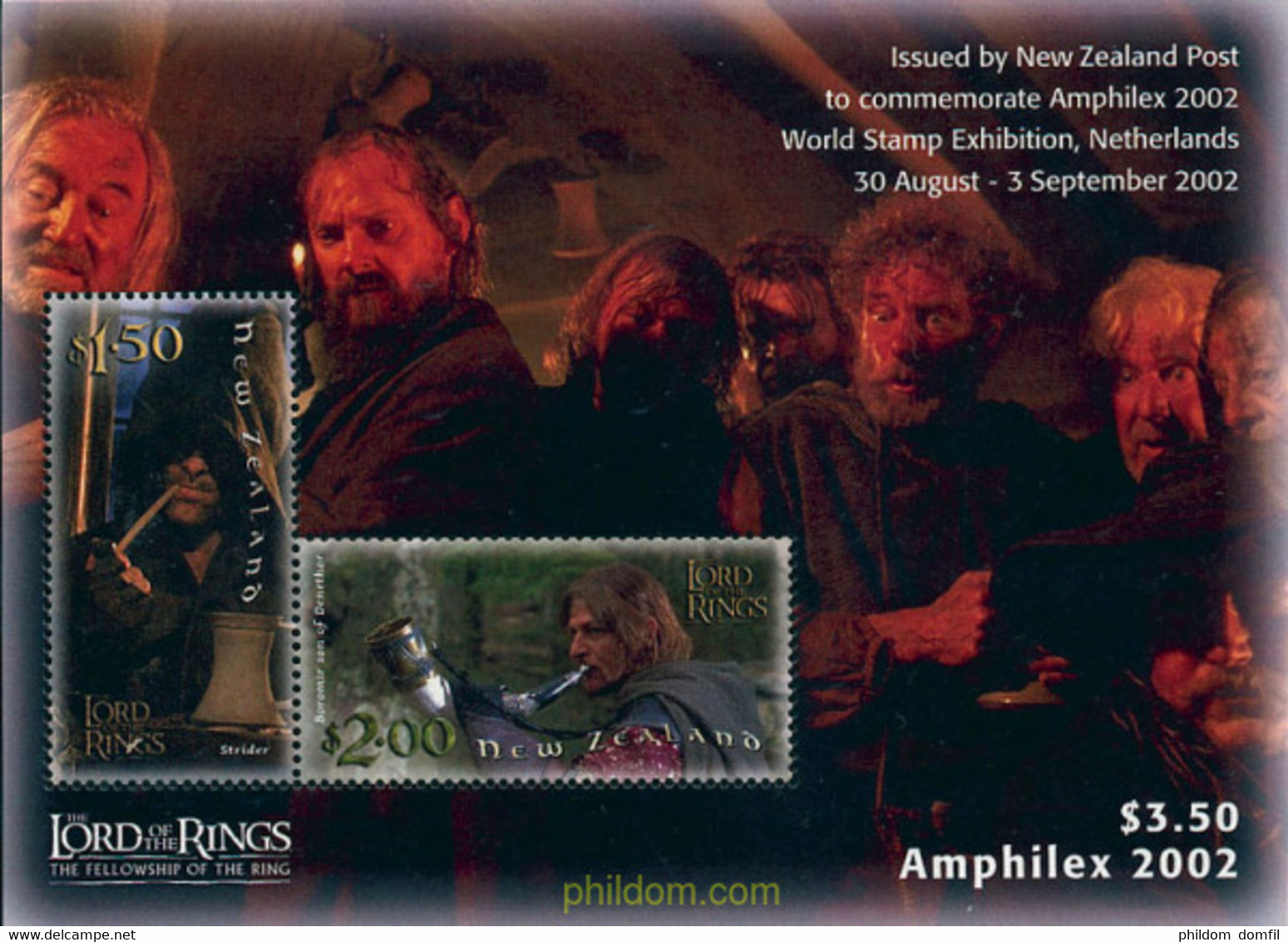 101257 MNH NUEVA ZELANDA 2002 AMPHILEX 2002. EXPOSICION FILATELICA INTERNACIONAL - Errors, Freaks & Oddities (EFO)