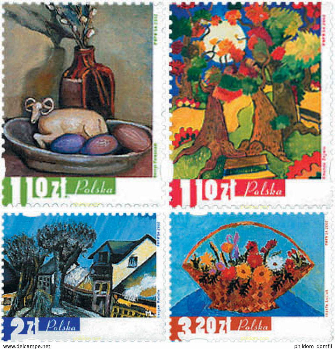 101079 MNH POLONIA 2002 LAS CUATRO ESTACIONES - Ohne Zuordnung