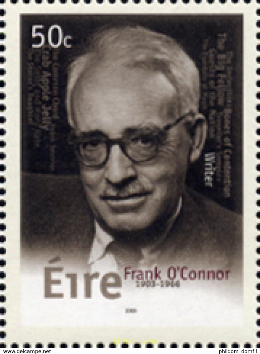 132940 MNH IRLANDA 2003 CENTENARIO DEL NACIMIENTO DE FRANK O CONNOR - Collections, Lots & Series