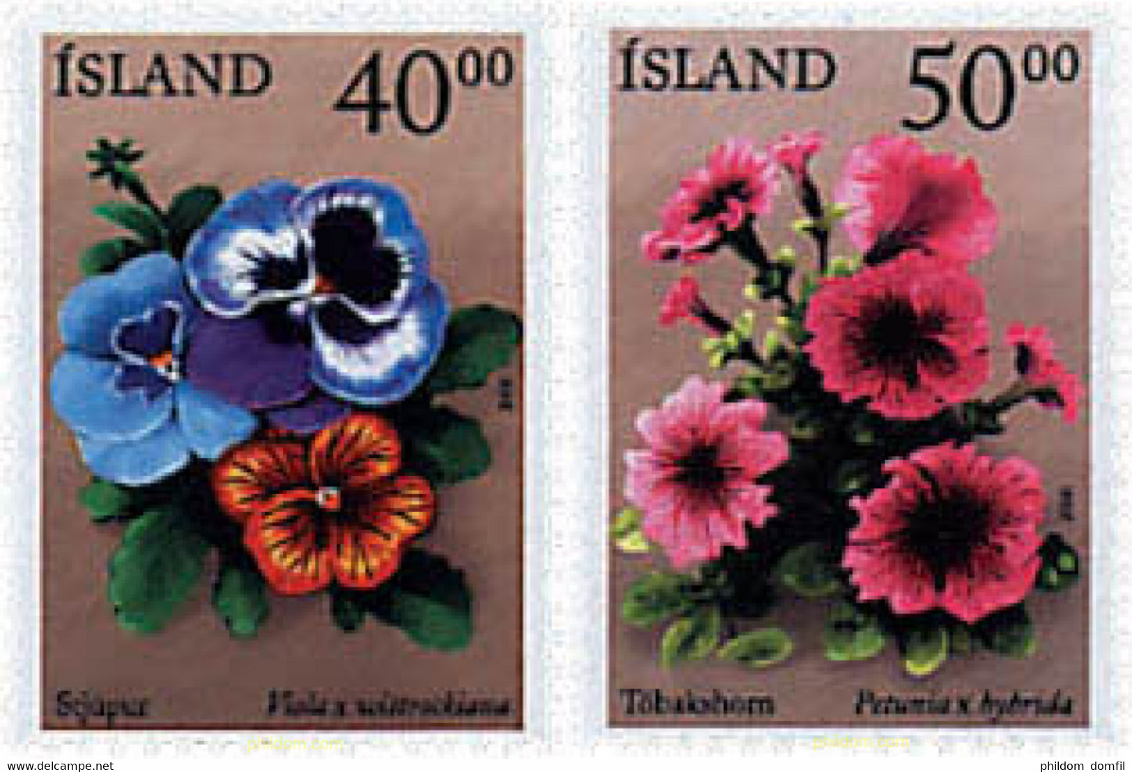 90737 MNH ISLANDIA 2000 FLORES - Collections, Lots & Séries