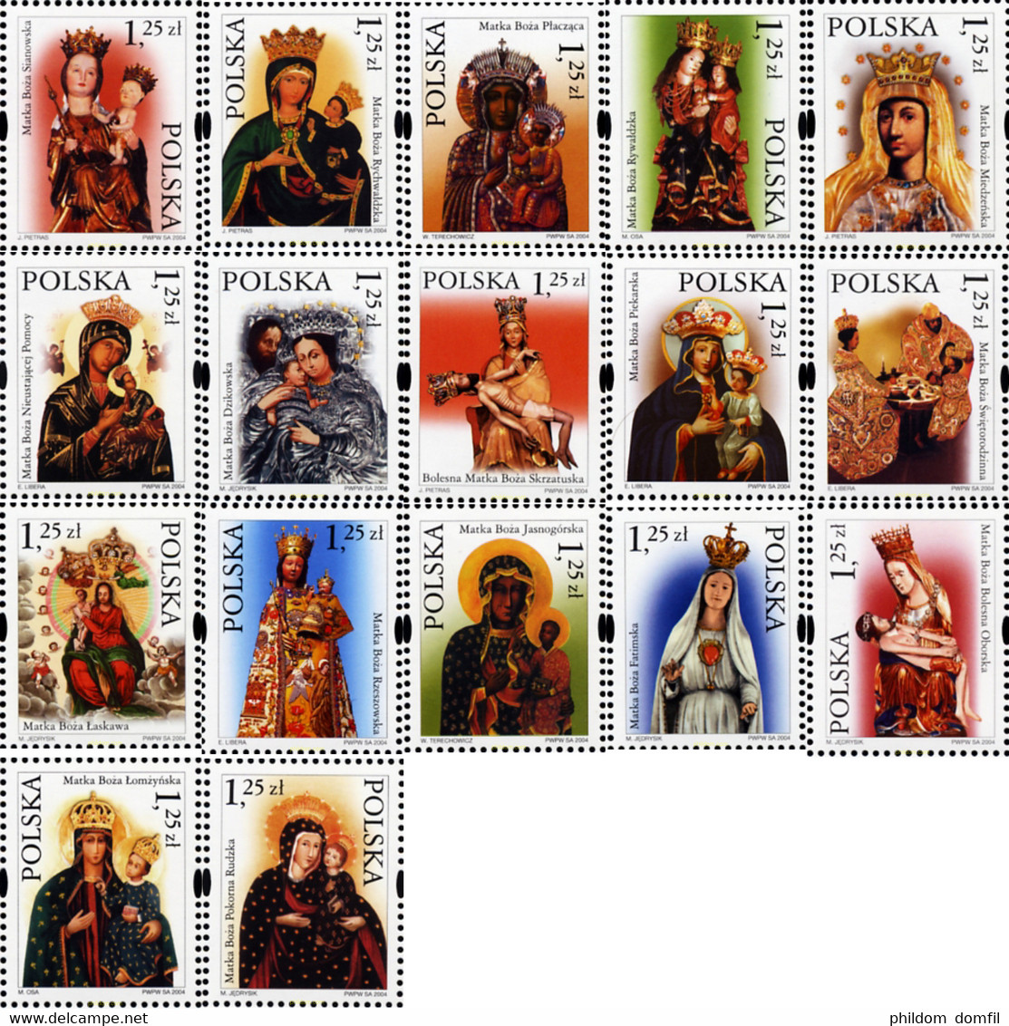 157875 MNH POLONIA 2004 SANTUARIO DE LA VIRGEN MARIA - Ohne Zuordnung