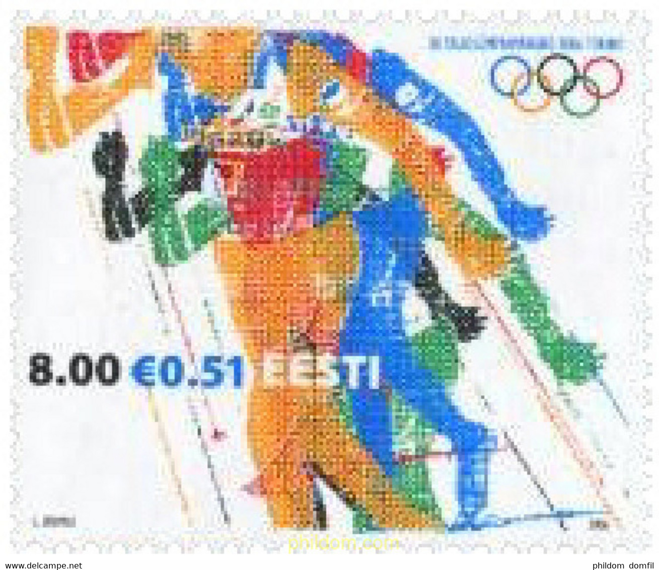 190845 MNH ESTONIA 2006 20 JUEGOS OLIMPICOS INVIERNO TURIN 2006 - Winter 2006: Torino