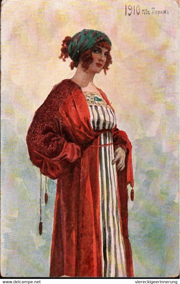 ! Künstler Ansichtskarte Solomko, Dame, Mode, Paris, 1910 - Solomko, S.