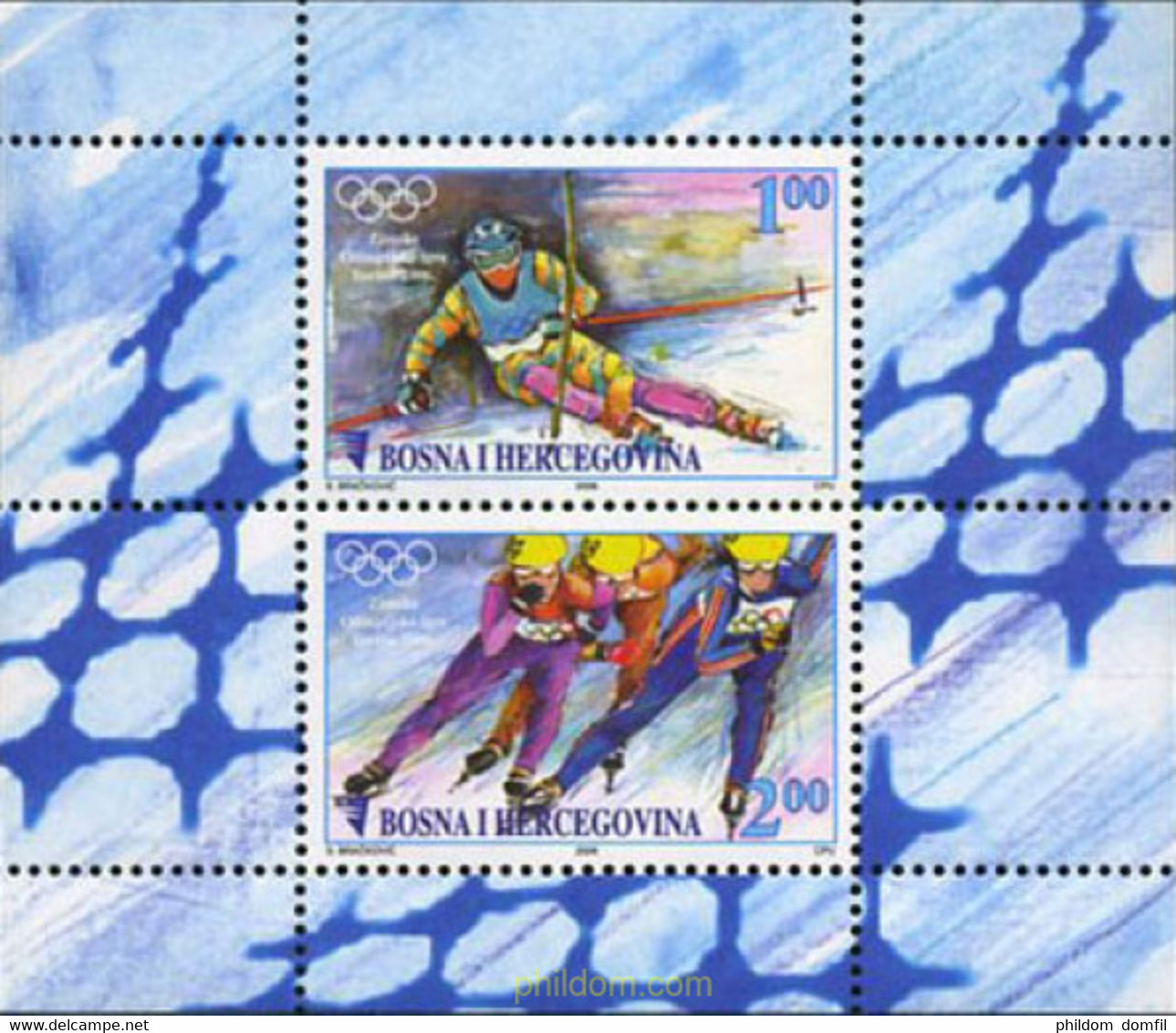 197465 MNH BOSNIA-HERZEGOVINA 2006 20 JUEGOS OLIMPICOS INVIERNO TURIN 2006 - Winter 2006: Torino