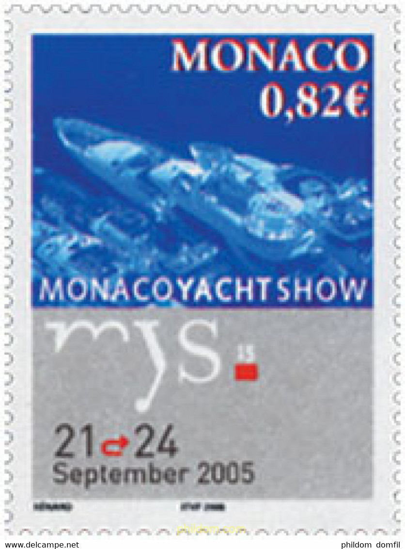 161327 MNH MONACO 2005 MONACO YACHT SHOW - Otros & Sin Clasificación