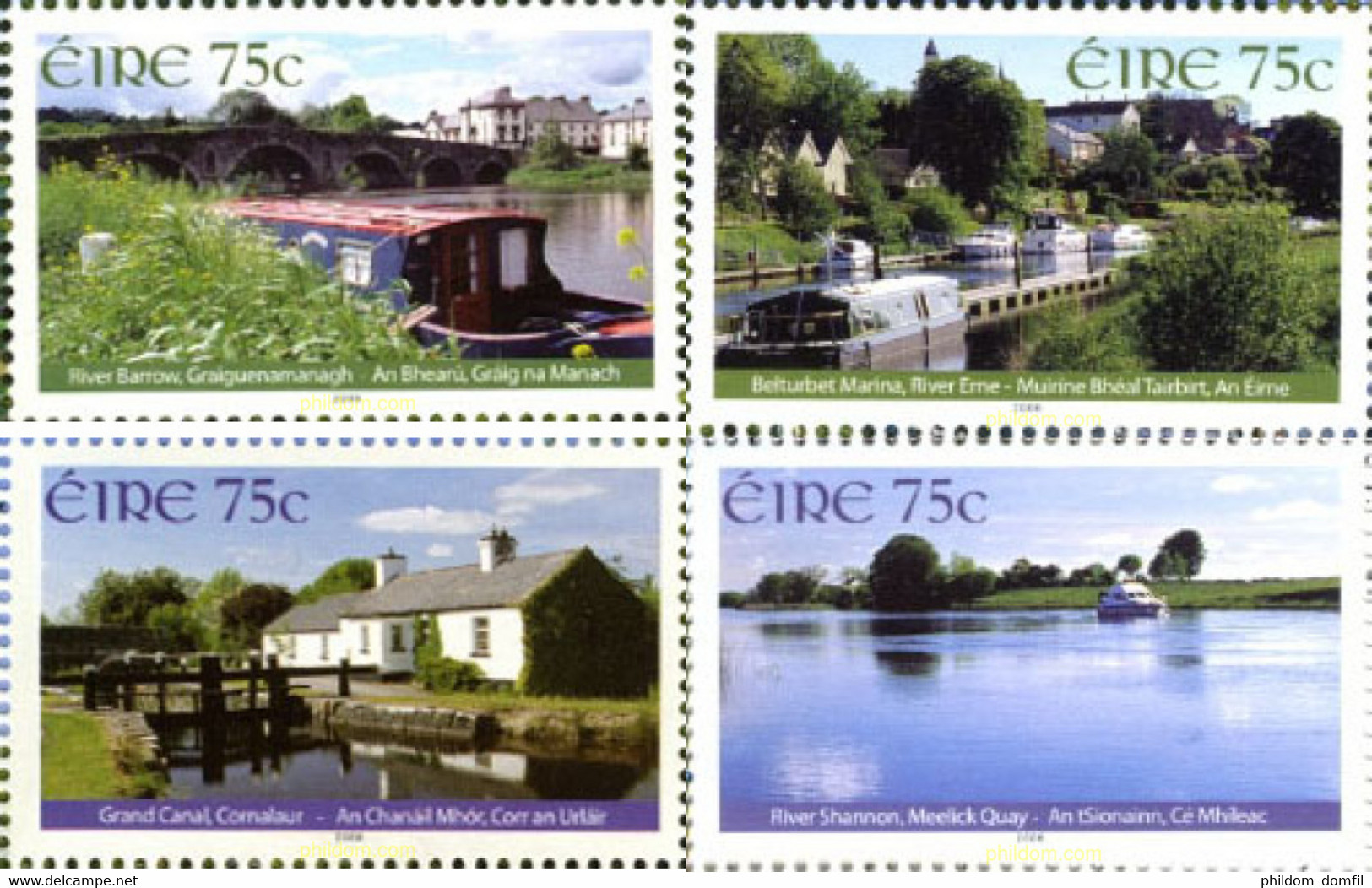 195264 MNH IRLANDA 2006 LOS CANALES DE IRLANDA - Collections, Lots & Series