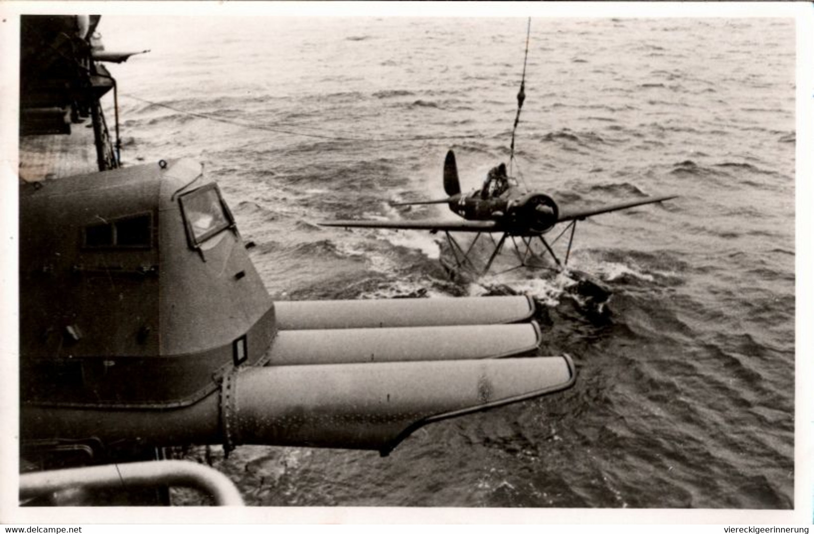 ! Ansichtskarte Wasserflugzeug, Flugzeug Arado 196, Waterplane - 1939-1945: 2. Weltkrieg