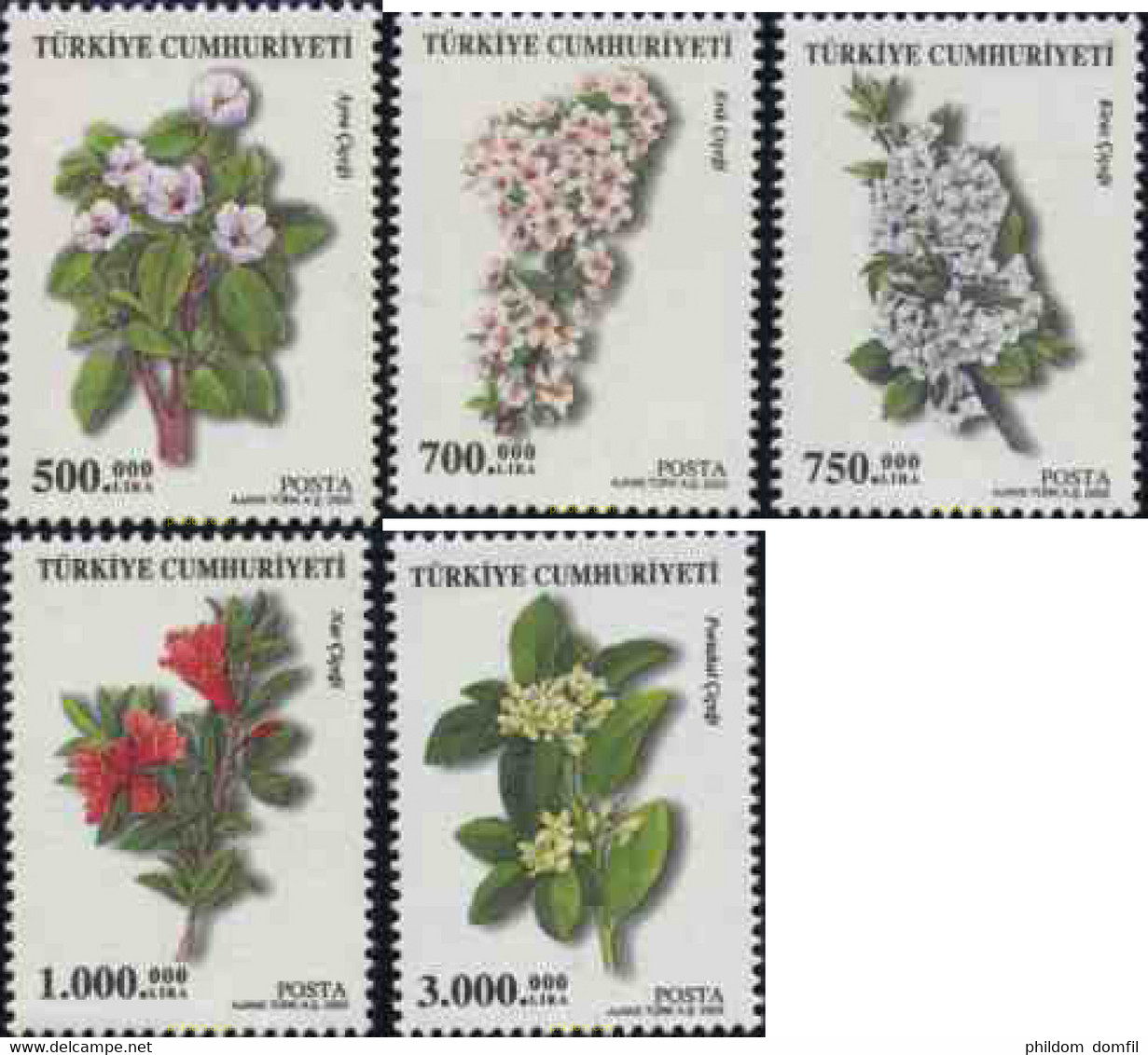 132667 MNH TURQUIA 2003 FLORES DE ARBOLES FRUTALES - Verzamelingen & Reeksen