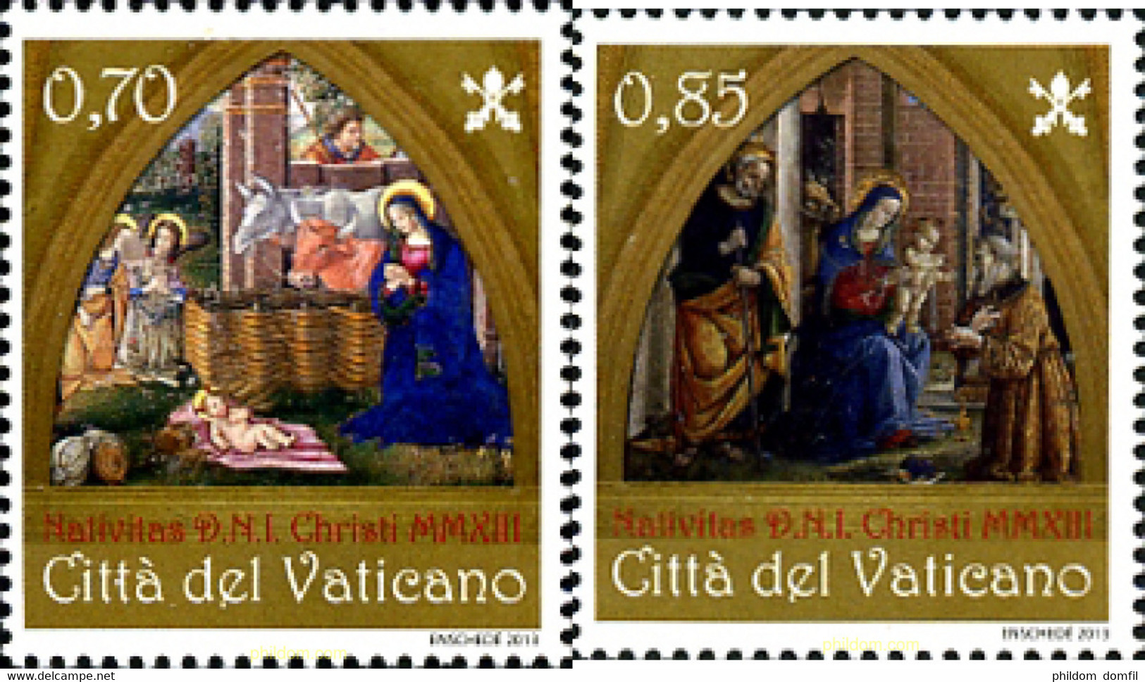 311523 MNH VATICANO 2013 NAVIDAD - Gebruikt