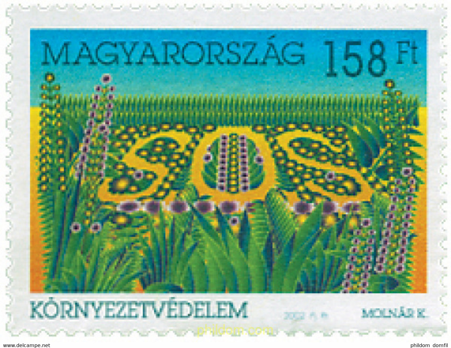 98624 MNH HUNGRIA 2002 PROTECCION DEL MEDIO AMBIENTE - Used Stamps