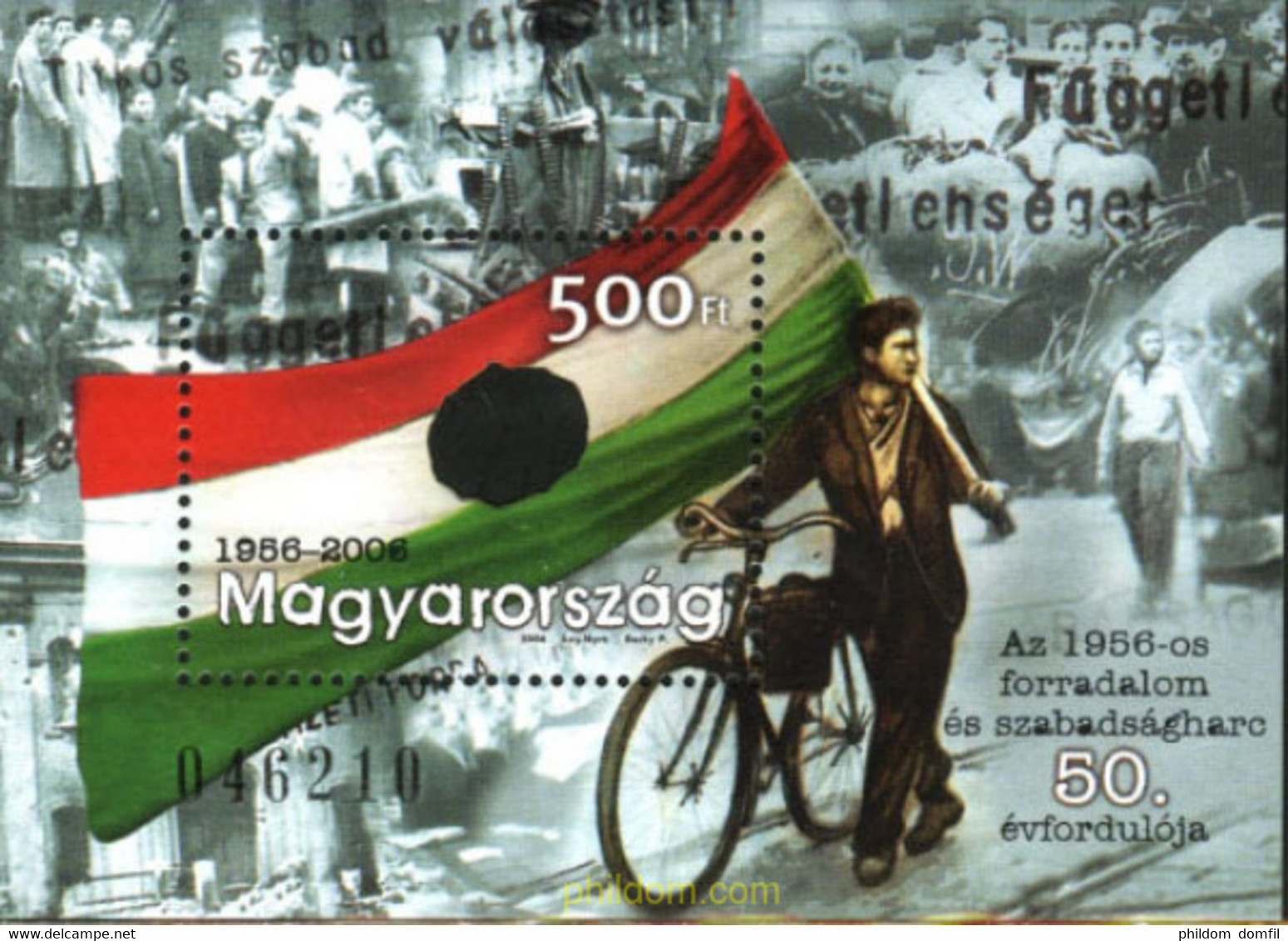 196106 MNH HUNGRIA 2006 50 ANIVERSARIO DE LA REVOLUCION HUNGARA - Used Stamps
