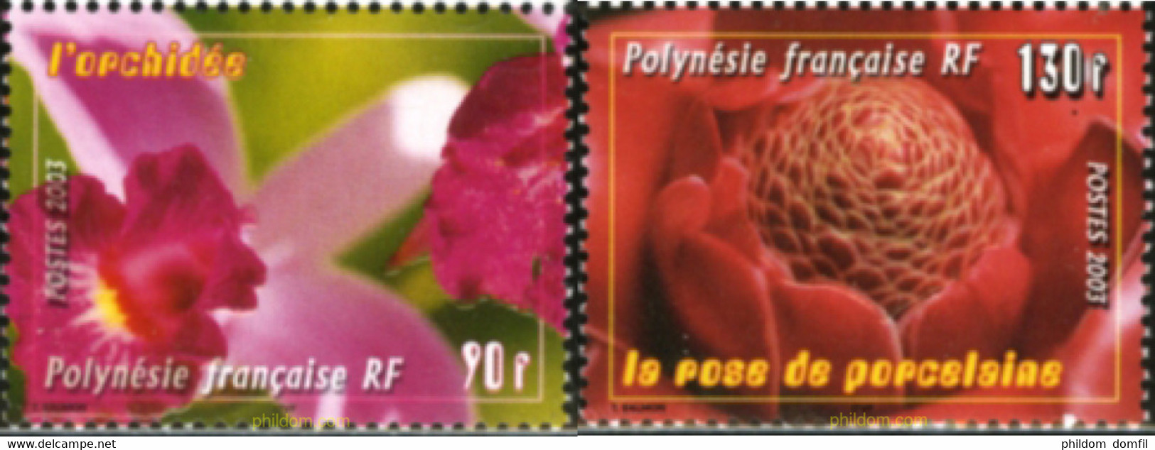 184977 MNH POLINESIA FRANCESA 2003 FLORES - Gebraucht